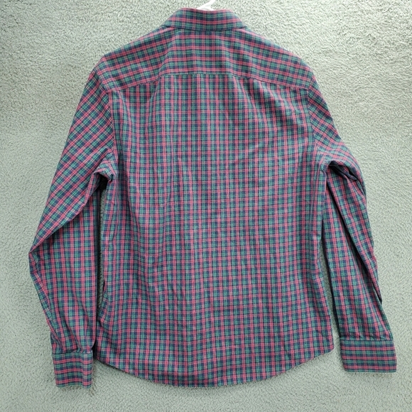 UNTUCKit Shirt Ropiteau Plaid Button Up Mens Size Large Slim Fit Wrinkle Free - Picture 7 of 13